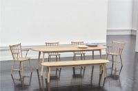 Billede af HAY Børge Mogensen J41 Spisebordsstol SH: 44,5 cm - Lacquered Oak 