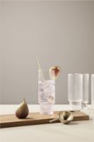 Billede af Ferm Living Ripple Long Drinks Glasses Sæt af 4 stk. Ø: 6 cm - Glas 