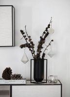 Billede af Audo Copenhagen Kubus Lolo Vase H: 24 cm - Sort 