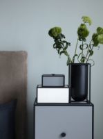 Billede af Audo Copenhagen Kubus Lolo Vase H: 24 cm - Sort 