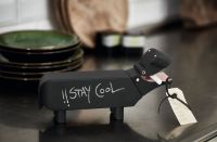 Billede af Kay Bojesen Flodhest H: 12,5 cm  - Sort Bøg