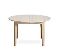 Billede af Skovby SM112 Spisebord Ø: 130 cm - Hvidolieret Eg