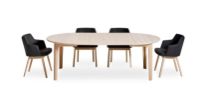 Billede af Skovby SM112 Spisebord Ø: 130 cm - Hvidolieret Eg