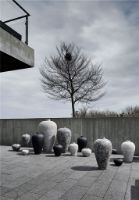 Billede af Muubs Krukke Luna H: 80 cm - Sort