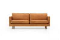Billede af Mogens Hansen MH981 4 Pers Sofa L: 240 cm - Dakar Læder / Eg