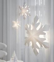 Billede af Le Klint Snowflake Small Ø: 37 cm - Hvid 