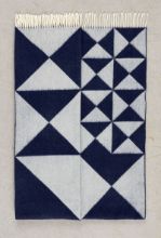 Billede af Verpan Mirror Throw plaid 130 x 198 cm - Blue