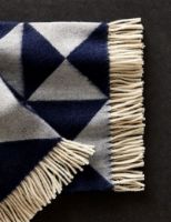 Billede af Verpan Mirror Throw plaid 130 x 198 cm - Blue