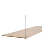 Billede af Woud Stedge Add-on Shelf L: 80 cm - White Pigmented Lacquered Oak