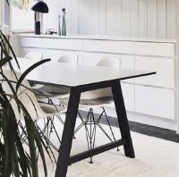 Billede af Andersen Furniture T1 byKATO Spisebord 220x95 cm med udtræk - Fenix Laminat / Sort Eg Lak