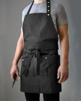 Billede af The Organic Company Creative And Garden Forklæde L:100 cm - Black OUTLET