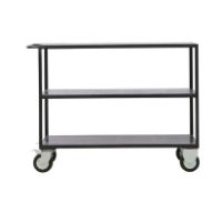 Billede af House Doctor Reol m. 4 hjul - Sort 