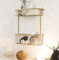 Billede af House Doctor Kurv Bath double - Børstet Messing