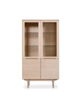 Billede af Skovby Vitrine SM307 98 x 182 cm - Naturolieret Eg