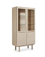 Billede af Skovby Vitrine SM307 98 x 182 cm - Naturolieret Eg