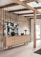 Billede af Skovby SM306 Skænk 79 x 194 cm - Lakeret Valnød 