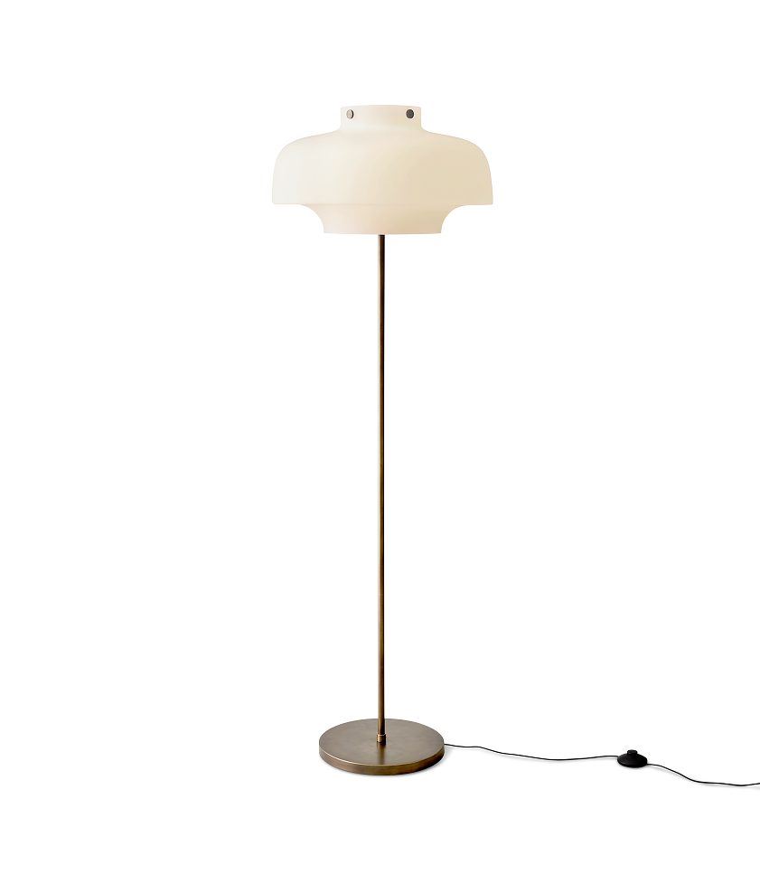 Billede af &Tradition gulvlampe Copenhagen SC14 Opal Glas