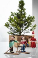 Billede af Kay Bojesen Skiløber Boje Dreng H: 16 cm - Multi/Bøg