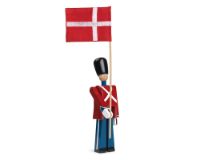 Billede af Kay Bojesen Fanebærer Lille H: 29,5 cm - Rød/blå/hvid