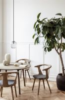 Billede af &Tradition SK2 In Between Chair SH: 45 cm - Smoked Oiled Oak/Fiord 171