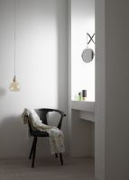 Billede af &Tradition SK2 In Between Chair SH: 45 cm - Black Lacquered Oak/Fiord 191