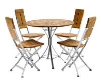 Billede af Kircodan Cappuccino Havebord Ø: 80 cm - Teak