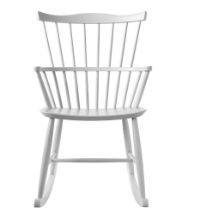 Billede af FDB Møbler Gyngestol Børge Mogensen J52G - Hvid