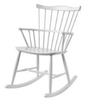 Billede af FDB Møbler Gyngestol Børge Mogensen J52G - Hvid