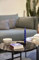 Billede af Hay Rebar Side Table Ø: 45 cm - Marble 