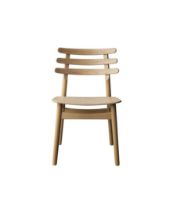 Billede af FDB Møbler J48 Stol Poul M. Volther Siddehøjde: 46 cm - Eg finér/Mat lak-