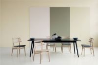 Billede af FDB Møbler J48 Stol Poul M. Volther Siddehøjde: 46 cm - Eg/Antracit Grå Tekstil