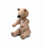 Billede af Kay Bojesen Bjørn Mellem H: 25 cm - Eg/Ahorn