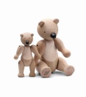 Billede af Kay Bojesen Bjørn Mellem H: 25 cm - Eg/Ahorn