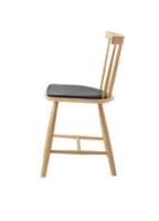 Billede af FDB Møbler R5 Nøje læderhynde til J46 39x37 cm - Sort Læder  