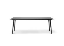 Billede af &Tradition SK5 In Between Dining Table 200x90 cm - Black Lacquered Oak