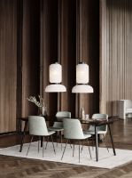 Billede af &Tradition SK5 In Between Dining Table 200x90 cm - Black Lacquered Oak