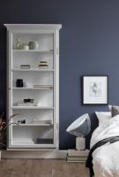 Billede af Lindebjerg Design Classic V4 Vitrineskab Højrehængt Dør 70x170 cm - Grey