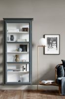 Billede af Lindebjerg Design Classic V4 Vitrineskab Højrehængt Dør 70x170 cm - Anthracite