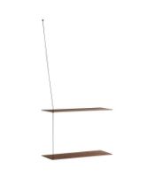 Billede af Woud Stedge Shelf 2.0 L: 60 cm - Smoked Oak