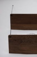 Billede af Woud Stedge Shelf 2.0 L: 60 cm - Smoked Oak