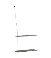 Billede af Woud Stedge Shelf 2.0 L: 60 cm - Black Painted Oak