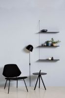 Billede af Woud Stedge Shelf 2.0 L: 60 cm - Black Painted Oak
