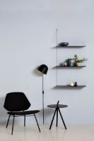 Billede af Woud Stedge Shelf 2.0 L: 60 cm - Black Painted Oak