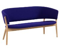 Billede af Snedkergaarden Nanna Ditzel ND 82 sofa - Eg/Hallingdal 65 Blå