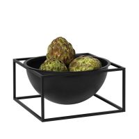 Billede af Audo Copenhagen Kubus Bowl Centerpiece Stor Ø: 23 cm - Sort