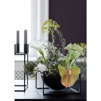 Billede af Audo Copenhagen Kubus Bowl Centerpiece Stor Ø: 23 cm - Sort