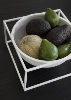 Billede af Audo Copenhagen Kubus Bowl Centerpiece Stor Ø: 23 cm - Hvid