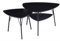 Billede af Vermund VL 1312 sofabord i sortbejdset eg med mat sorte ben