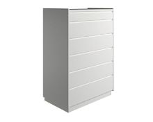 Vis detaljer for Kaagaard 668047 Kommode med Sokkel 50x102x47cm - Hvidmalet Billede af Kaagaard 668047 Kommode med Sokkel 50x102x47cm - Hvidmalet