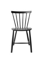 Billede af FDB Møbler J46 Poul M. Volther Stol SH: 45 cm - Sort 